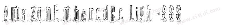 AmazonEmbercdRc Ligh字体转换